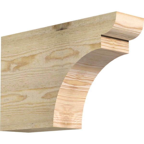 Ekena Millwork Yorktown Rough Sawn Rafter Tail, Douglas Fir, 4"W x 10"H x 16"L RFT04X10X16YOR00RDF - main